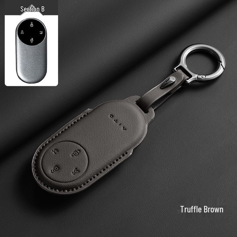 Compatible Key Case for AITO M9/M5/M7/S9 - Original Car Colors with Buckle