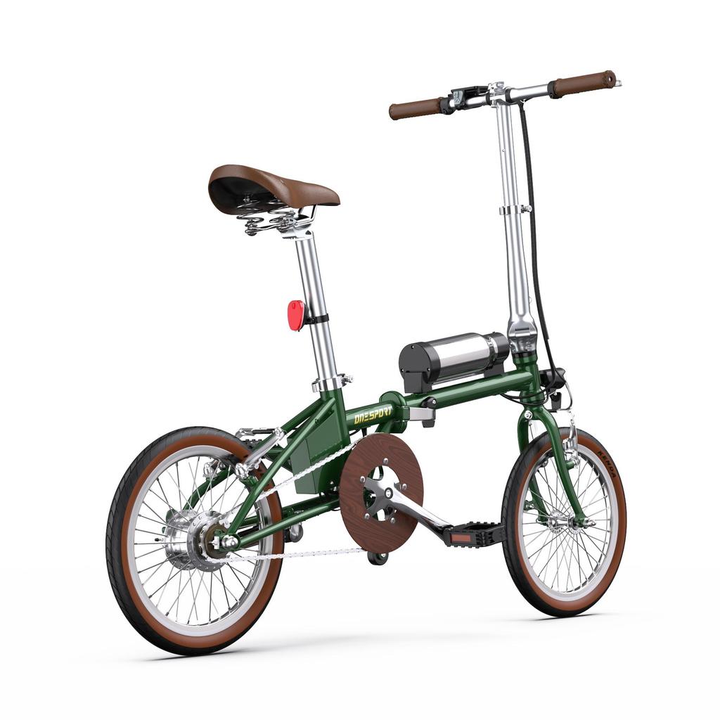 ONESPORT OT02 Electric Bicycle: 16-inch 250W Motor, Top Speed 25 Km/h, 36V 5.2AH, Maximum Range 25 Km