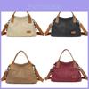 Canvas Tote Bag For Women With Zipper Pocket And Urban Style For Daily Use