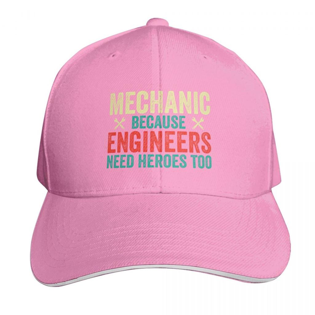 Mechanic Because Engineers Need Heroes Too Funny Car Mechanic Gift  Mechanics Baseball Cap Icon Funny Hat For Unisex Womens