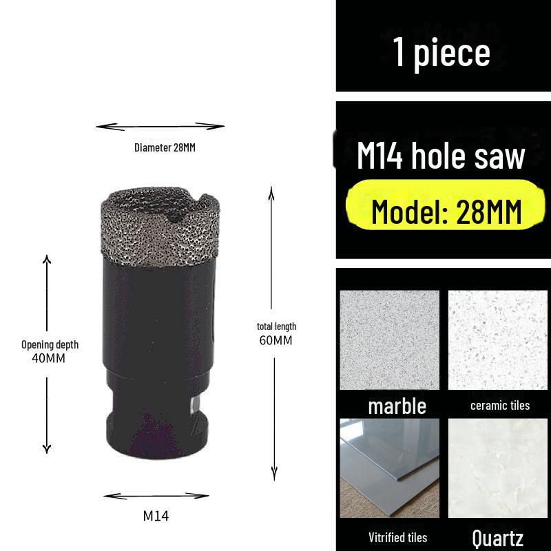 Diamond Marble Angle Grinder Drill Hole Expander for M14 Quartz Granite Tile Stone
