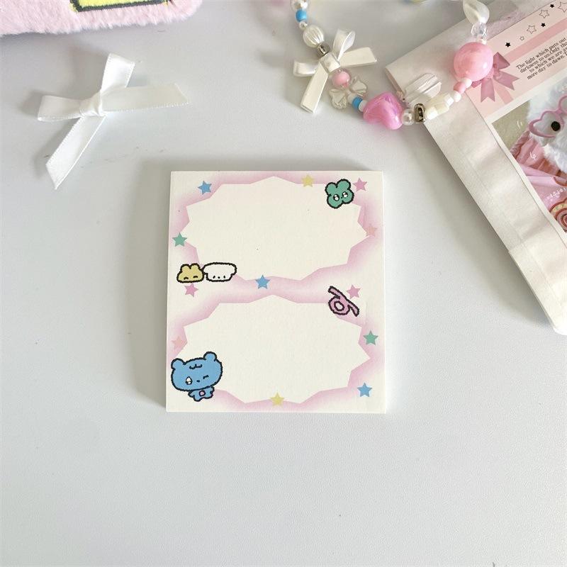 MINKYS 50 Sheets Kawaii Star Memo Pads Paper To Do List Journal Note Paperlaria DIY Material Stationery
