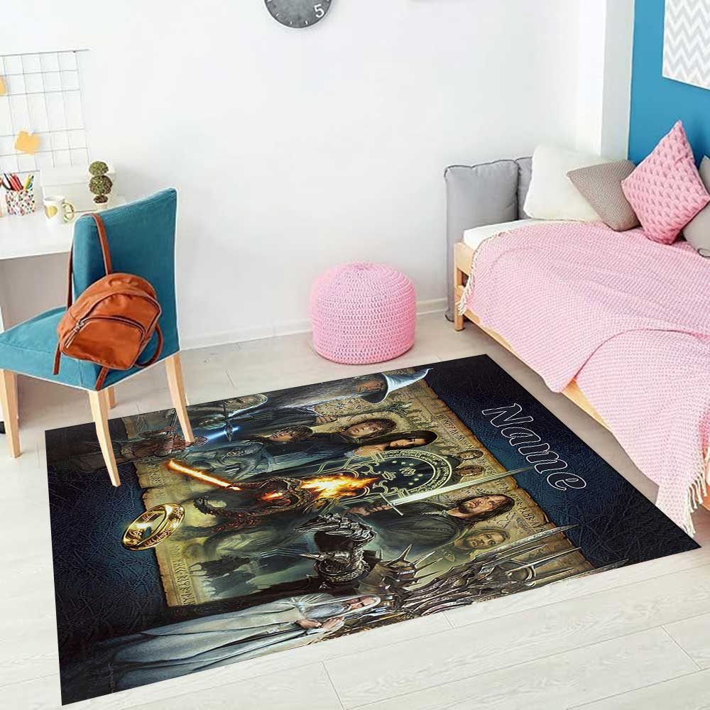 Warner Bros. Film (26) Personalizza il tuo tappeto con nome, cuscino per sedia da ufficio, regalo per camera da letto, soggiorno di casa.