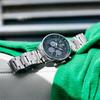 ANGEL CLOVER Time Craft Solar Watch Solar Powered Water Resistant Mineral Glass Green Dial NTS44SGR Men's