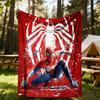 1PC Spider-Man, Web-Slinger Outdoor Flannel Throw Blanket - HD Printed Lightweight Soft Warm All-Season Blanket for Sofa, Bed, Travel, Camping 045