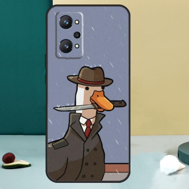 Cartoon Cute Goose Game For Realme 11 10 12 13 14 Pro Plus GT 7 6 5 Pro GT 6T C67 C61 C53 C51 C21Y C25S C75 C55 Case