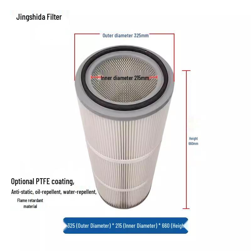 Quick-Release Dust Collector Cartridge for Industrial Powder Coating & Blasting