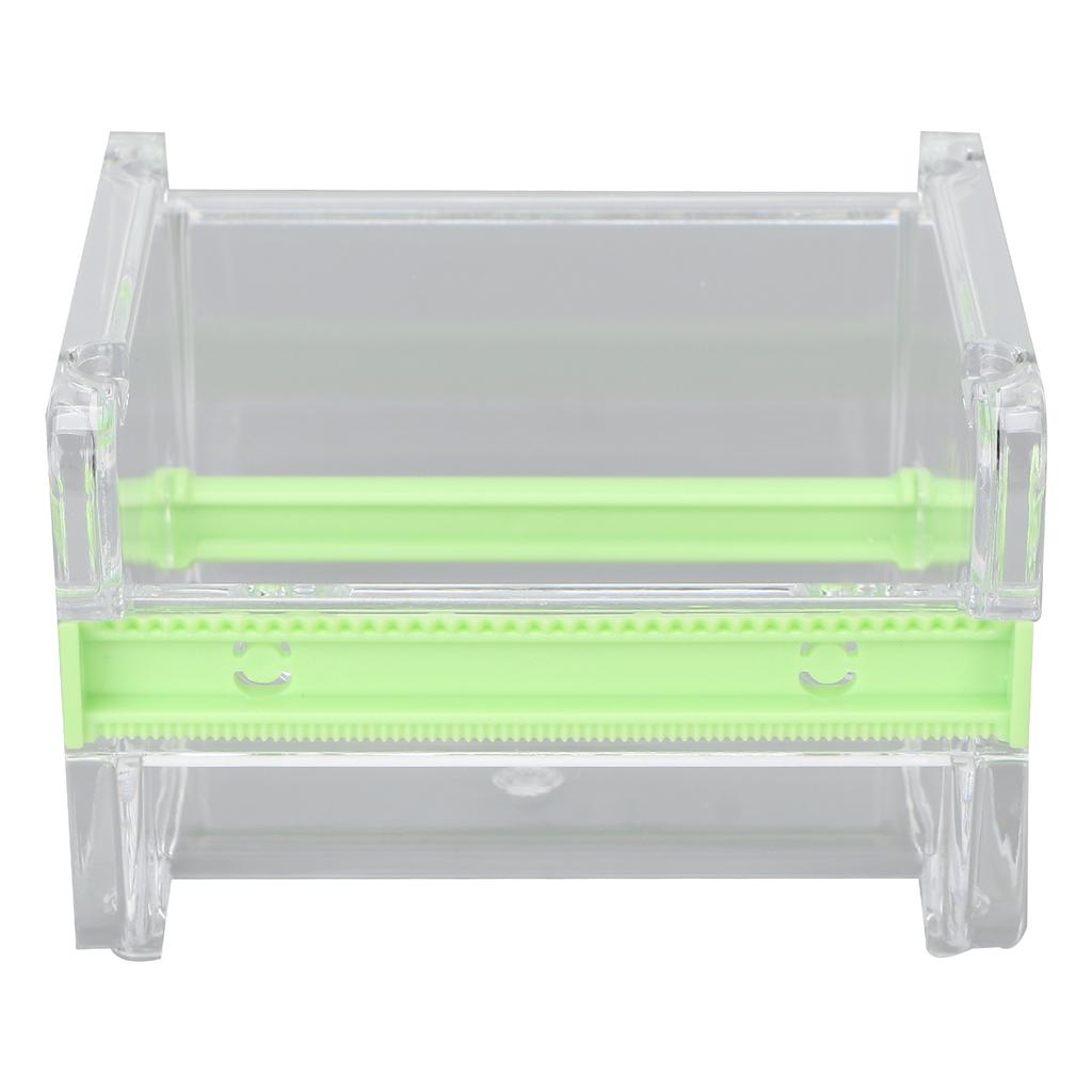 Gjennomsiktig Multi Masking Tape Cutter Dispenser Synlig Roll Tape Holder for hjemmekontor