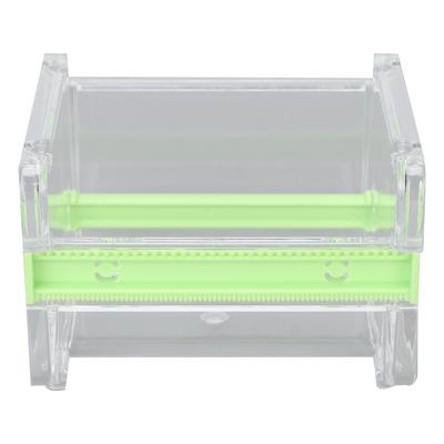 Transparent Multi Masking Tape Cutter Dispenser Visible Roll Tape Holder for Home Office