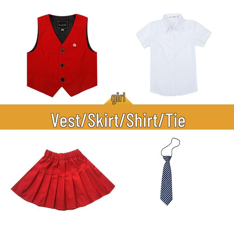2023 Sommer Kinder Schuluniform Set: Kindergarten- & Grundschulweste für Jungen und Mädchen