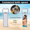 Customizable Bottle Opener, Personalized Gifts For Beer Lovers, Portable Metal Opener With Single-Sided Print, Perfect For Birthdays, Anniversaries