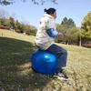 Christmas Theme Yoga Ball Lightweight Anti-slip PVC Handle Hopper Ball for Exercise