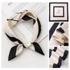 Mulberry Silk Square Scarf Women Green Neckerchief Versatile Decorative Gift