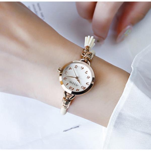 JULIUS Women's Leather Tassel Wrist Watch JA-994