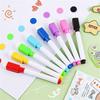 8pcs/set Erasable Whiteboard Markers Vibrant Colors & Black for Kids Drawing Office & School Stationery Gift