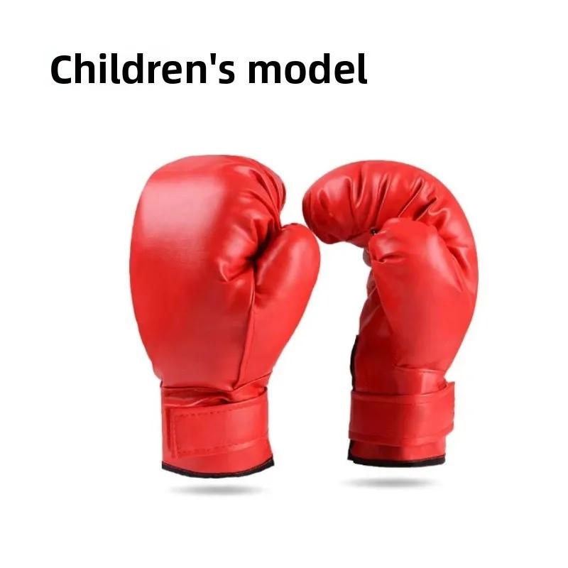 

Professional MMA Boxing Gloves Wear Resistant PU Leather Extended Gloves Kickboxing MMA Training Gloves for Fitness Workouts