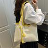 New Casual Niche, Lazy, Lightweight and Large-capacity Tote Bag, Student Class Travel Shoulder Bag