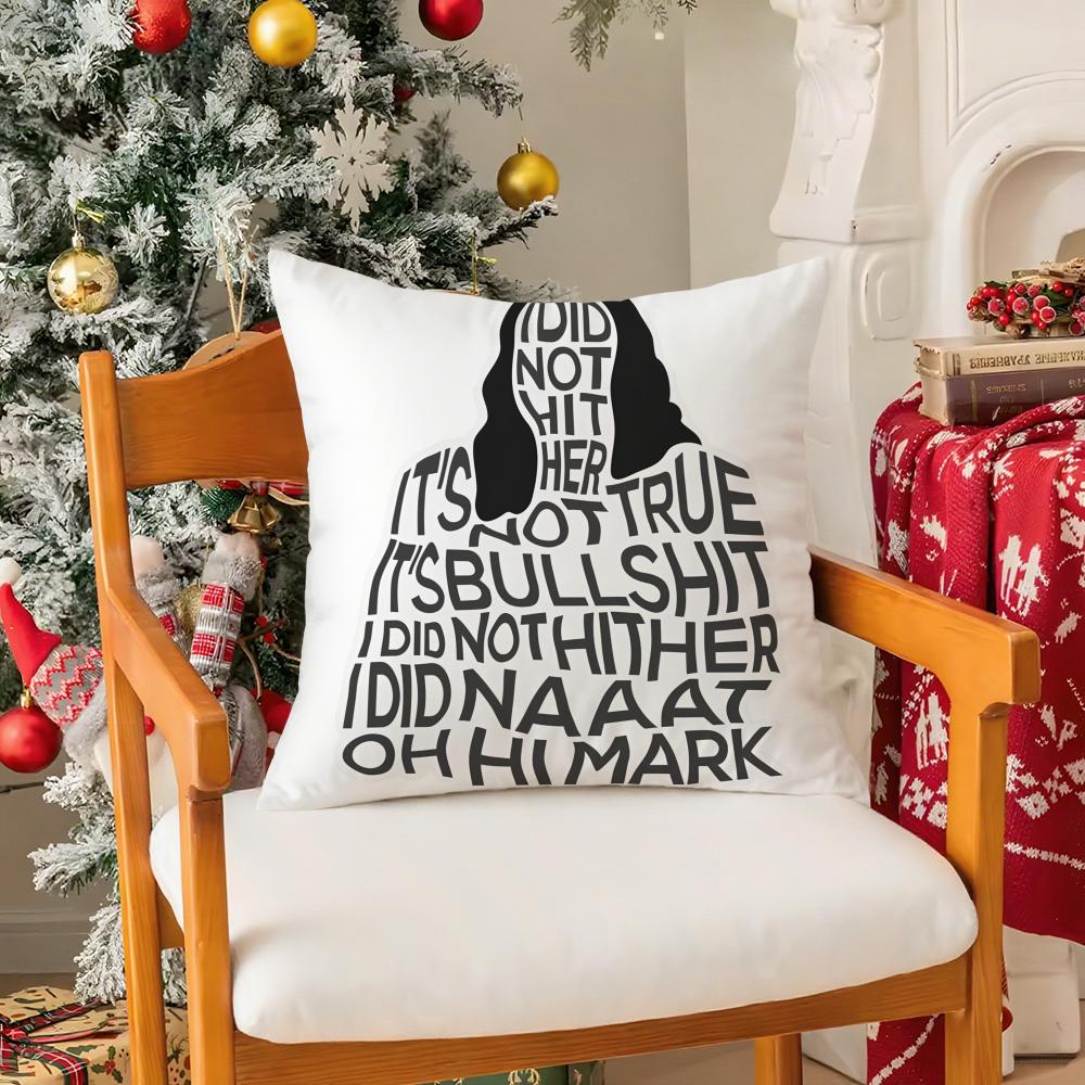 Actor TTommy WWiseau Pillow Case Silky Short Plush With Invisible Zipper Dustproof Sofa Cushion Cover For Home Decor