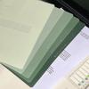 5PCS/Set L-shaped A4 File Folder Gradient Color Document Folder Test Paper Clamp  Business