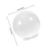 Post Lamp Shade Outdoor Globe Plastic Light Cover Replacement Dome Lampshade for Garden Patio Porch Walkway Exterior Use