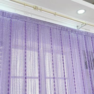 2m X 1m String Curtain Door Flat Ribbon Thread with Shaggy Tassel Room Divider Home Decor Sequin Curtain for Doorway Door String Curtains