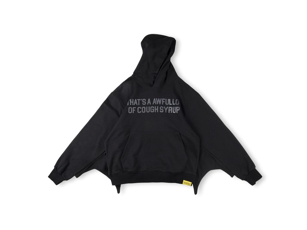 "That's an Awful Lot of Cough Syrup" Anime Print Hoodie for Men - Trendy Brand Original Label.