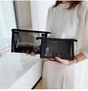 1/6pcs Mesh Clear Cosmetic Bags Small Large Black Makeup Bag Portable Travel Toiletry Organizer Case Lipstick Storage Pouch