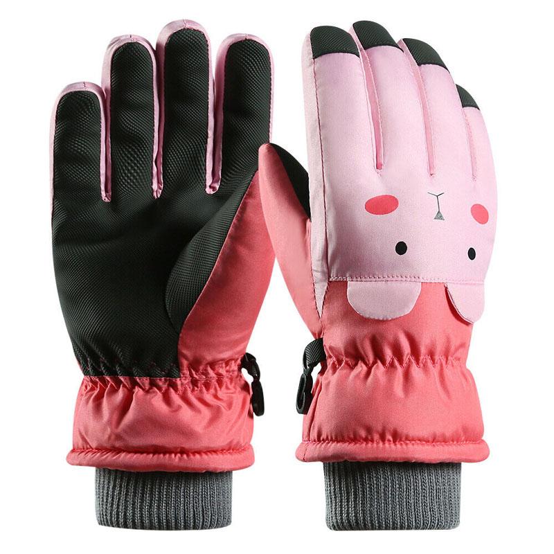 Mănuși pentru copii Mănuși impermeabile pentru schi Mănuși pentru zăpadă iarnă rezistentă la vânt