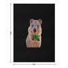 Quokka Throw Blanket Plaid on the sofa Bed Tourist Luxury Brand Blankets
