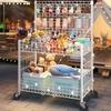 Quick-Fold Mobile Night Market Vendor Cart