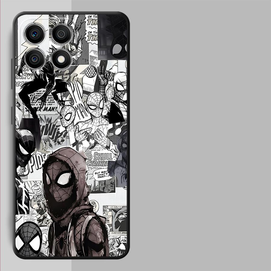Case for Honor X6 90 X8 X5b X9a X7 Magic5Lite 70 8X 200 400 Lite Funda Phone Cover Marvel Comic Spider Man