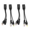 5 Pairs Power Over Ethernet POE Splitter Adapter Injector DC12V for IP CameraBlack