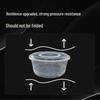 Large High-Lid Round Disposable Takeaway Food Containers
