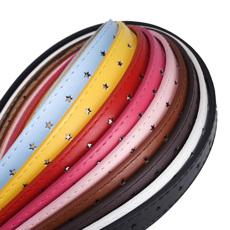 Pu Leather Pentagram Buckle Waistband Elegant Waistbands For Women Girls Sweet Dress Pants Decoration Waist Belt