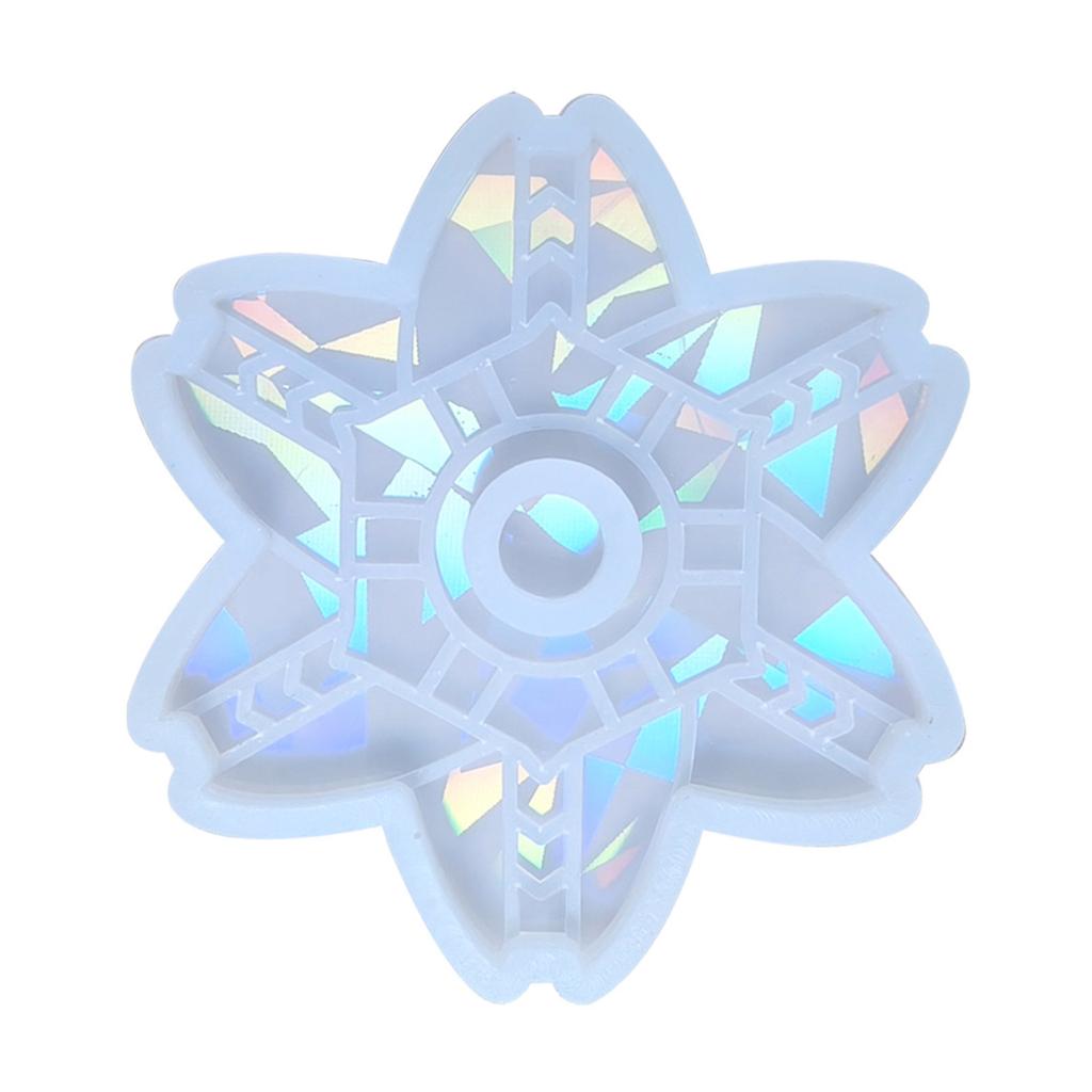 Crystal Holographic Fingertip Gyro Ornament Crafts Silicone Mold Suitable for Epoxy Diy Crafts Jewelry Making Home Decor