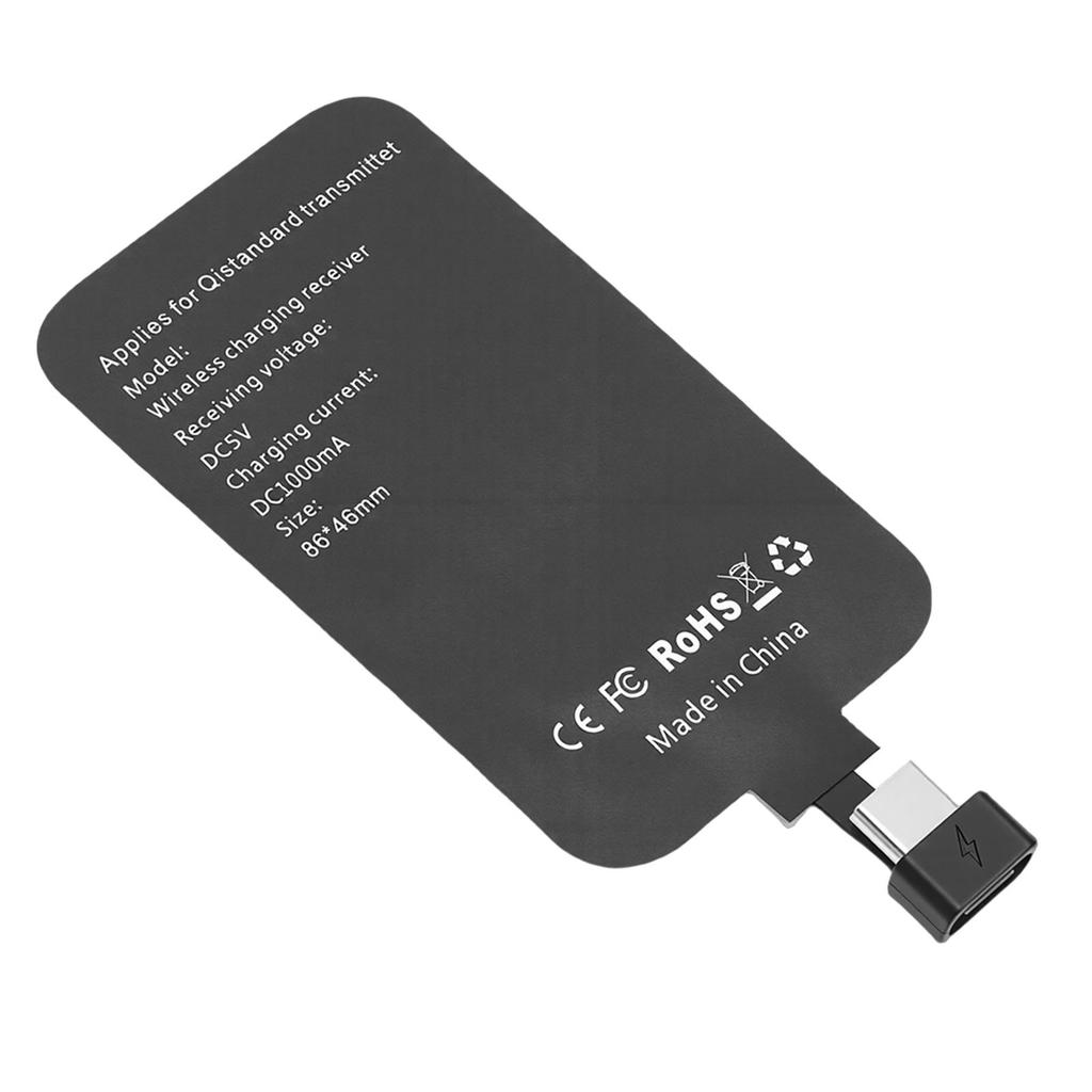 Kabelloser Ladeempfänger-Adapter Passend für Samsung Galaxy Telefon USB Typ-C Telefone Dünnes Kabelloses Ladegerät Empfängermodul