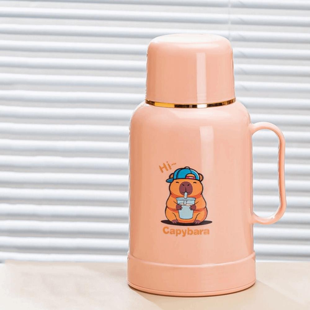 Large Capacity Cartoon Insulated Water Kettle Cartoon Anime Thermal Insulation Pot  Household Use