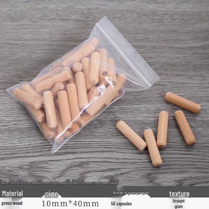 Straight & Oblique Grain Wood Dowels, Plugs, Tenons, Wedges, and Board Connectors for Furniture & Cabinets