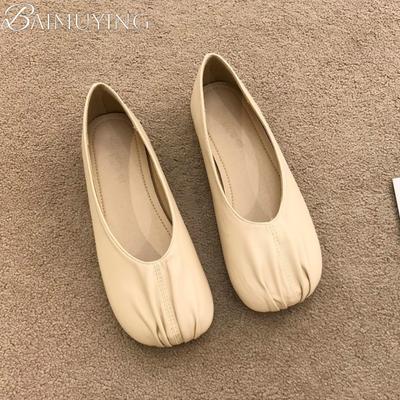 Square Toe Women Flat Sandals Casual Loafers Shoes Woman 2026 Trend Summer Elegant Dress Comfort Soft Leather Zapatillas Mujer