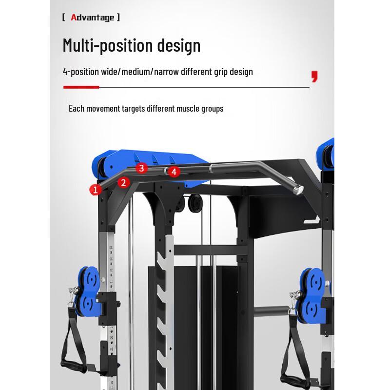 Junxia JX-DS936 Deluxe Commercial Multi-Functional Smith Machine Power Rack
