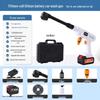 Portable Wireless Lithium Battery Car Washer: 10-Setting High-Pressure Water Gun with Six-in-One Head