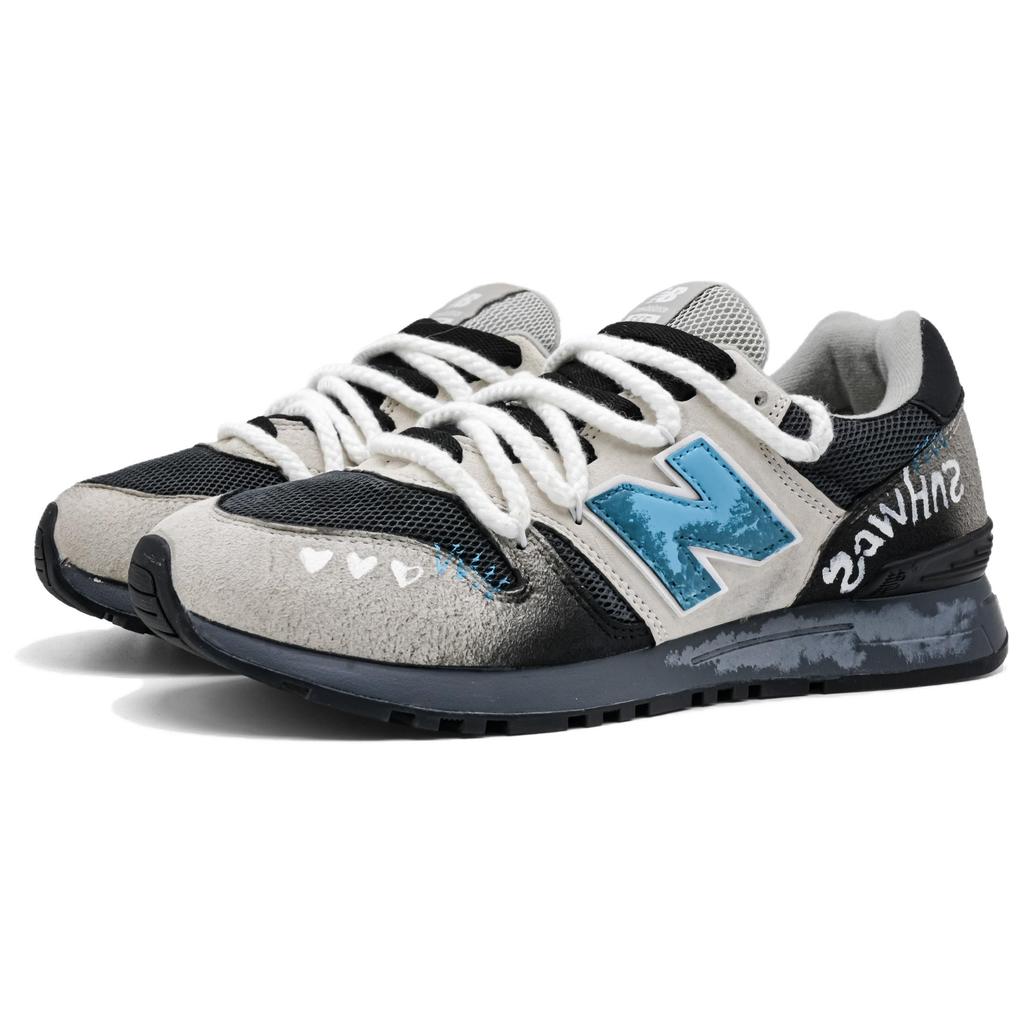 New Balance NB 565 Fabric Abrasion Resistant Breathable Low top Running Shoes Unisex ML565CLG(Team1310-)