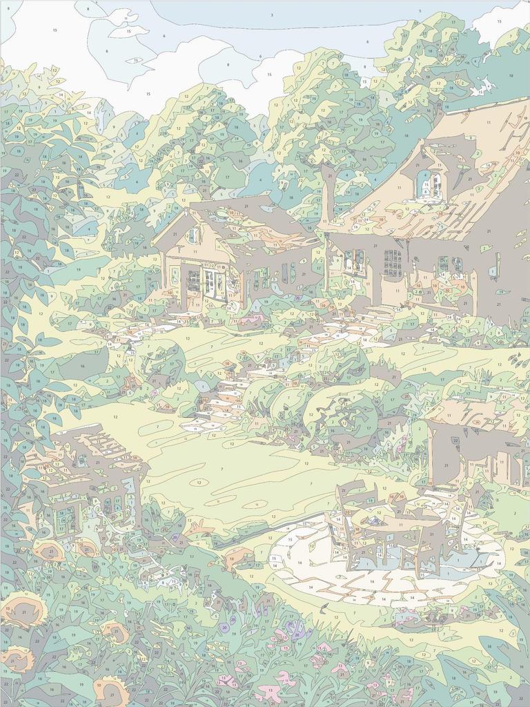 Hayao Miyazaki Summer Digital Oil DIY Painting: Healing, Stylish Living Room Decor Gift