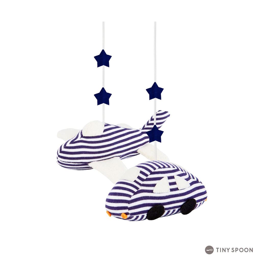 Tolaseria Mobile Music Box for Sleeping Baby Baby Shower Gift [Bed Automobile] Hand-winding Cribs, Toy, Mobile,