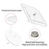 Acrylic Sunglasses Display Stand 360 Degree Rotation Quiet Bearings Weighted Base For Stability Prevents Tipping