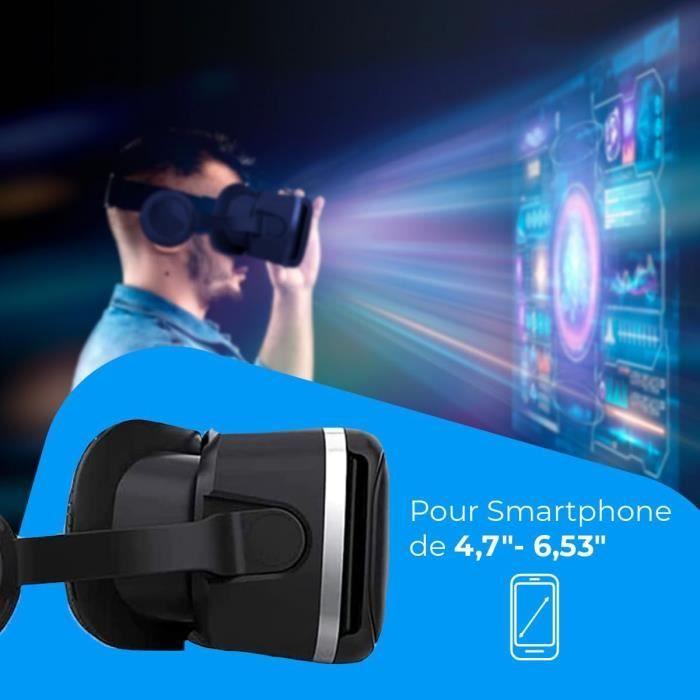 Casque réalité virtuelle - nk - compatible iphone/android - audio intégré - 360 degrés - noir