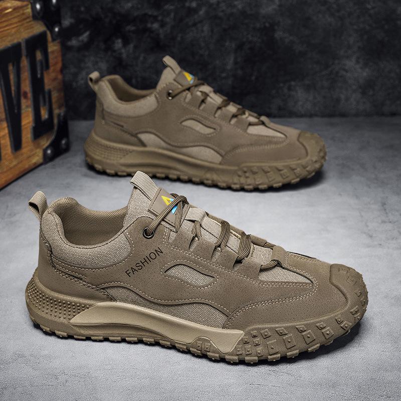 

Men s shoe construction site 2025 spring and autumn new tooling shoes breathable labor insurance shoes casual versatile non-slip wear-resistant dirt 39