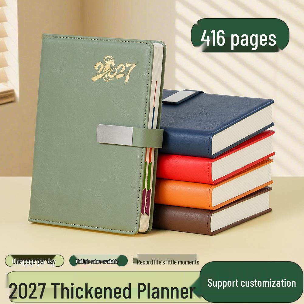 2027 Premium Time Management Notebook Set with Customized Logo