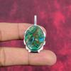 Copper Azurite Malachite Pendant, 925 Solid Sterling Silver Gemstone Jewelry, Handmade Pendant, For Memorial Day