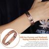 Bracciale Aquila in Rame Puro 99,9% Bracciale Magnetico Ultra-Resistente Per uomo Regolabile Regalo Perfetto Per Padre Marito Aquila